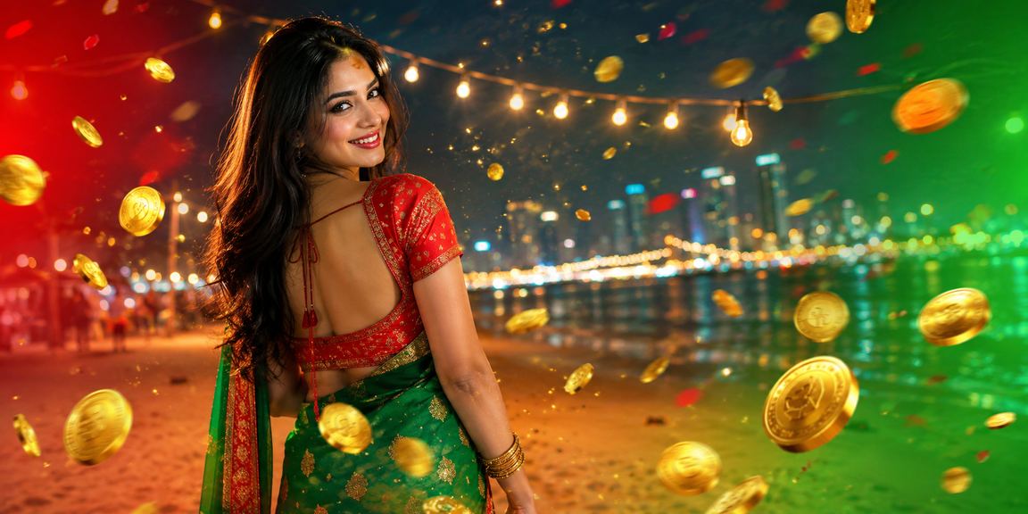 বগুড়ায় লাল-সবুজ সাজসজ্জায় বিনোদন প্ল্যাটফর্ম উপভোগ করছেন একজন তরুণ বাংলাদেশি